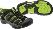 Keen NEWPORT H2 CHILDREN black/lime green US 11