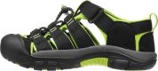 Keen NEWPORT H2 CHILDREN black/lime green US 11