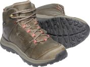 Keen TERRADORA II LEATHER MID WP WOMEN brindle/redwood US 12