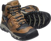 Keen RIDGE FLEX MID WP MEN bison/golden brown US 9,5