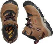 Keen RIDGE FLEX MID WP CHILDREN bison/red carpet US 10