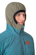 Hannah KECHU HOODY oil blue/burnt olive L