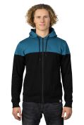 Hannah FEZCO HOODY mikina anthracite/dark denim XL