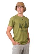 Hannah FRED tričko green olive XXXL