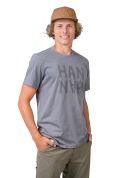 Hannah GREM tričko steel gray mel (black) XL