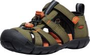 Keen SEACAMP II CNX CHILDREN dark olive/gold flame US 10
