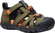 Keen SEACAMP II CNX CHILDREN dark olive/gold flame US 10