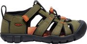 Keen SEACAMP II CNX CHILDREN dark olive/gold flame US 10