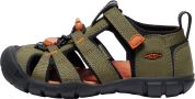 Keen SEACAMP II CNX CHILDREN dark olive/gold flame US 10