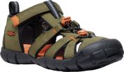 Keen SEACAMP II CNX YOUTH dark olive/gold flame US 1