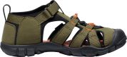 Keen SEACAMP II CNX YOUTH dark olive/gold flame US 1