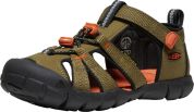 Keen SEACAMP II CNX YOUTH dark olive/gold flame US 1