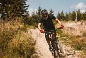 dres FORCE MTB MOUNT krátký rukáv černý L