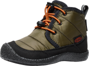 Keen HOWSER II CHUKKA WP CHILDREN dark olive/gold flame US 12