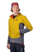 Hannah VERTICAL antique moss/gray pinstripe M