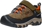 Keen TARGHEE IV LOW WP CHILDREN dark olive/gold flame US 12 Keen TARGHEE IV LOW WP CHILDREN dark olive/gold flame US 12