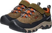 Keen TARGHEE IV LOW WP CHILDREN dark olive/gold flame US 12 Keen TARGHEE IV LOW WP CHILDREN dark olive/gold flame US 12