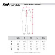 tepláky FORCE COMFY UNI, černé XL