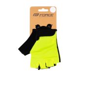 rukavice FORCE FUN KID dětské, fluo S