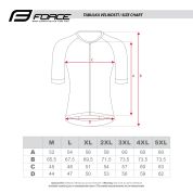 dres FORCE SWAY kr. rukáv, fluo 4XL