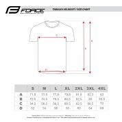 dres FORCE MTB MOVE krátký rukáv, černý 4XL