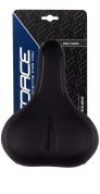 sedlo FORCE COMFORT GEL dámské turistické, černé