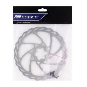 kotouč brzdový FORCE-4 180 mm, 6 děr, stříbrný