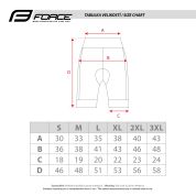 kraťasy Force BRAVE 2 LADY do pasu s vložkou černé3XL