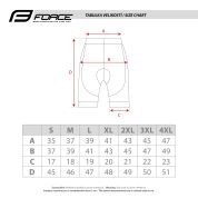 kraťasy Forxe COMFORT 2 do pasu s vložkou černé S