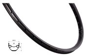 ráfek FORCE XC DISC 559x23, 32děr, černý