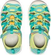 Sandály Keen MOXIE SANDAL CHILDREN bright aqua/bright marigold US 12