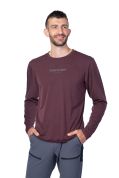 Tričko dlouhý rukáv Hannah BINE L/S red mahogany L
