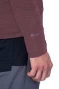 Tričko dlouhý rukáv Hannah BINE L/S red mahogany XL