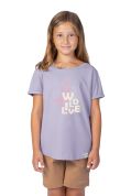 Tričko krátký rukáv Hannah CLOE JR lavender aura 110-116