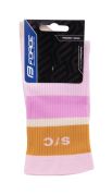 ponožky FORCE STRIPE dlouhé, fialové S-M/36-41