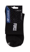 ponožky FORCE COLOUR krátké, černé L-XL/42-46