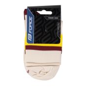 ponožky FORCE STRIPE krátké, krém-žluté L-XL/42-46