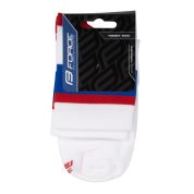 ponožky FORCE STRIPE krátké, bílo-modré S-M/36-41