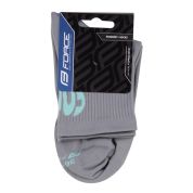 ponožky FORCE IN HEART krátké, šedé L-XL/42-46