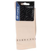 ponožky FORCE SMACK, krémové L-XL/42-46