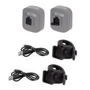 světla sada FORCE COB 2.0 USB přední+zadní