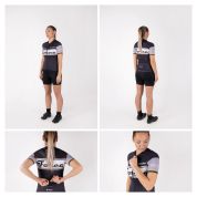 dres F RETRO UNI kr. rukáv, černo-zlatý XS
