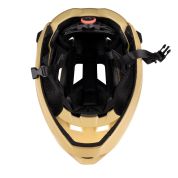 přilba FORCE VENOM downhill, hnědá L-XL