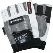 Rukavice Fitness - 1 pár, M - bílo-černé Rukavice Fitness - 1 pár, M - bílo-černé