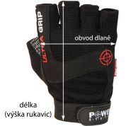Rukavice Ultra Grip - 1 pár, XL - černé Rukavice Ultra Grip - 1 pár, XL - černé