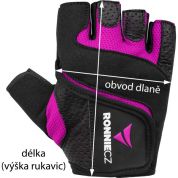 Fitness rukavice Ronnie.cz Easy Workout (růžové) Fitness rukavice Ronnie.cz Easy Workout (růžové)