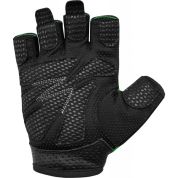 Fitness rukavice Ronnie.cz Easy Workout (zelené) - 1 pár, S - zelené