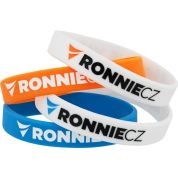 Náramek Ronnie.cz - bílo-oranžový Náramek Ronnie.cz - bílo-oranžový