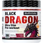 Black Dragon Ultra Stim Pre-workout - 300 g, černá višeň Black Dragon Ultra Stim Pre-workout - 300 g, černá višeň