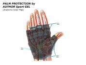 AUTHOR Rukavice Men Elite Gel k/p L (šedá/černá)